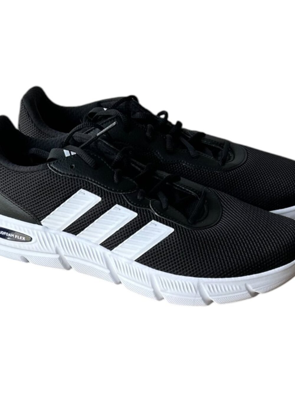 adidas Men's Cloudfoam Flex Sneaker, Black, Size 10 - Picture 2 of 7